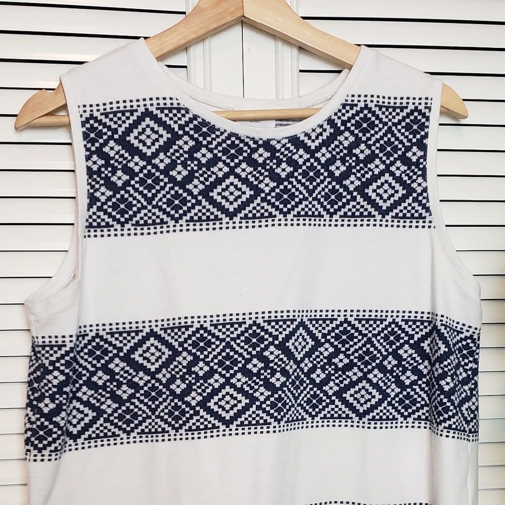 Fair Isle Crewneck Tank
